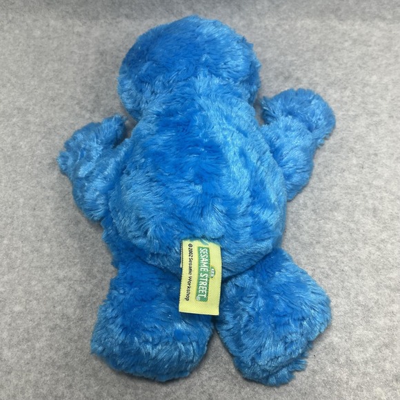 Vintage 2002 Sesame Street Cookie Monster Plush Toy Gund Blue 11" Stuffed Animal - Picture 4 of 11